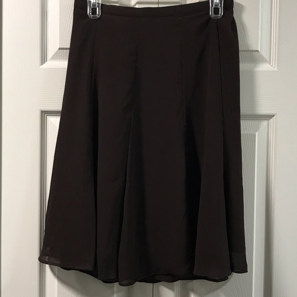 George Women's A-Line Skirt in Rich Brown